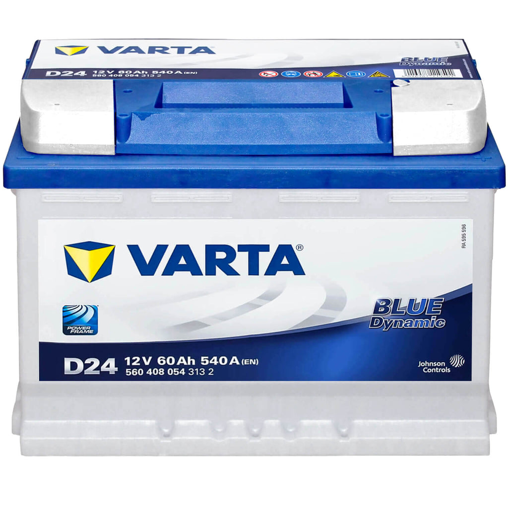 Batterie 5604080543132 VARTA BLUE dynamic, D24 12V 60Ah 540A B13 Batterie  au plomb ➤ VARTA D24 pas cher en ligne