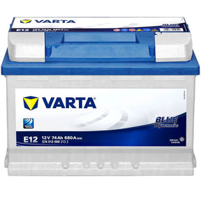 Autobatterie Varta Blue Dynamic E12 12V 74Ah 5740130683132 Front