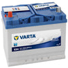 Autobatterie Varta Blue Dynamic E24 12V 70Ah 5704130633132 Seite links