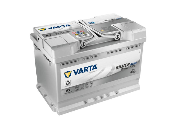 Varta A7 Silver Dynamic AGM 12V 70Ah 760A/EN ersetzt Varta E39 Autobatterie