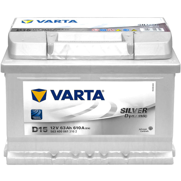 Varta D15 Silver Dynamic 12V 63Ah 610A/EN Autobatterie