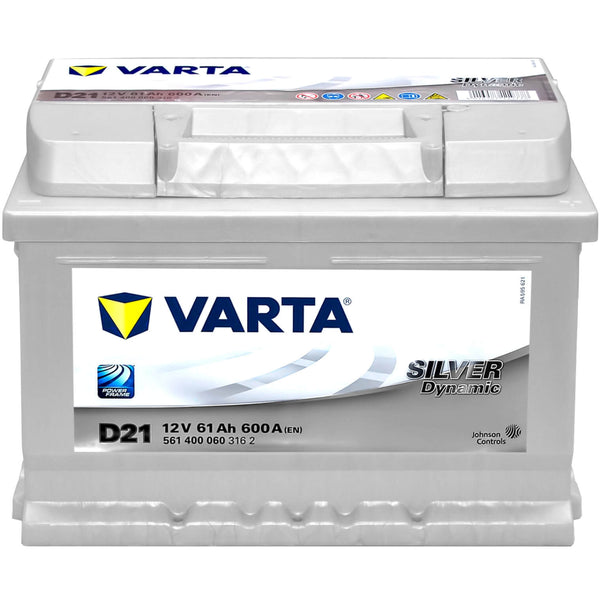 Varta D21 Silver Dynamic 12V 61Ah 600A/EN Autobatterie