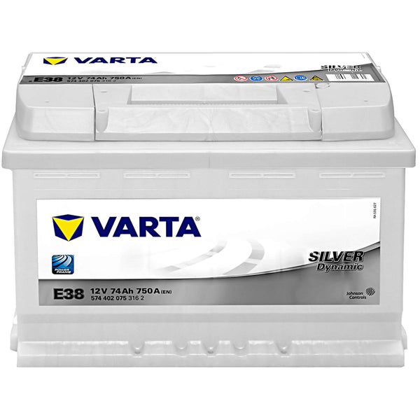 Varta E38 Silver Dynamic 12V 74Ah 750A/EN Autobatterie