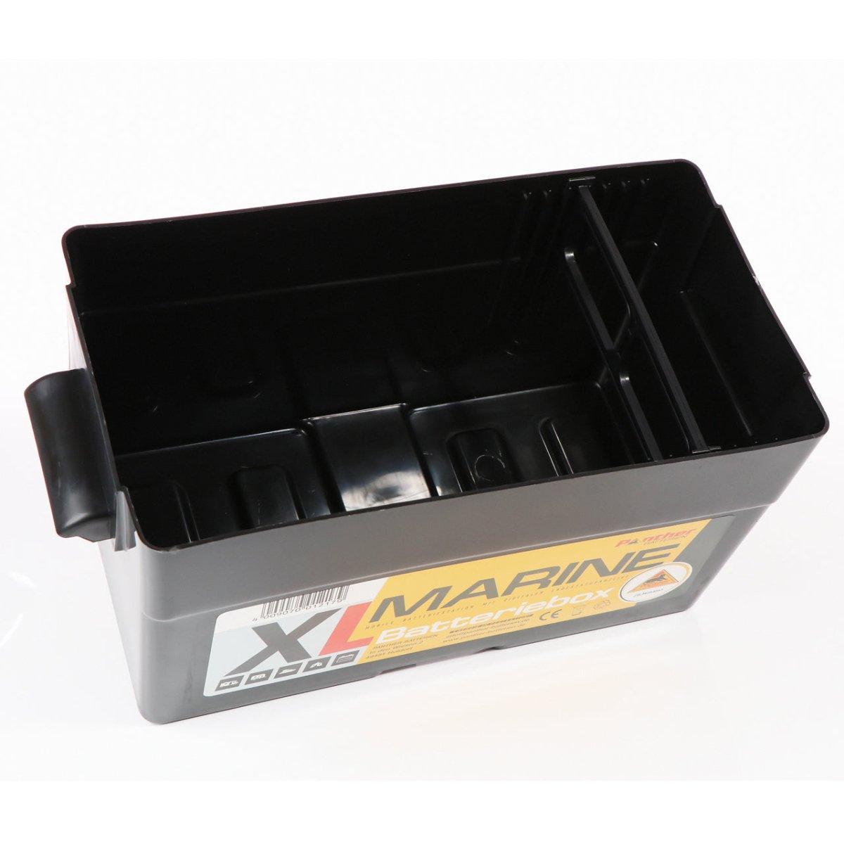 Panther Marine Batteriebox XL mit Ladezustandsanzeige