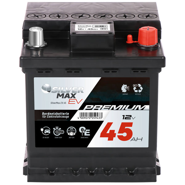 SilverMax EV 12V 45Ah 430A/EN Bordnetzbatterie