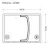 Bordnetzbatterie SilverMax EV A40-03 12V 40Ah technische Zeichnung oben