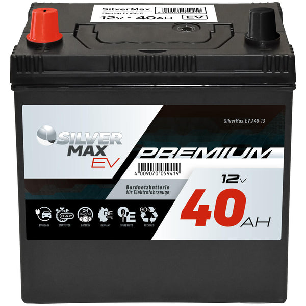 SilverMax EV 12V 40Ah 350A/EN Bordnetzbatterie