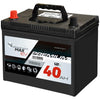 Bordnetzbatterie SilverMax EV A40-13 12V 40Ah Seite rechts