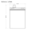 Bordnetzbatterie SilverMax EV A40-13 12V 40Ah technische Zeichnung Seite