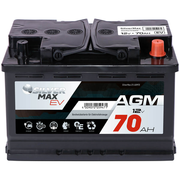 SilverMax EV AGM 12V 70Ah 760A/EN Bordnetzbatterie