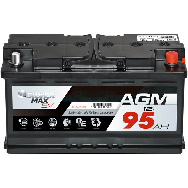 SilverMax EV AGM 12V 95Ah 850A/EN Bordnetzbatterie