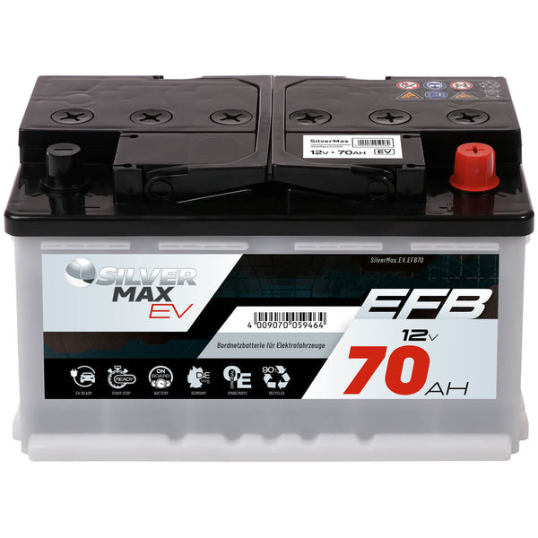 SilverMax EV EFB 12V 70Ah 760A/EN Bordnetzbatterie