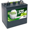 Golf Cart und Utility Vehicle Batterie GreenMax Golf Ace T-125 6V 240Ah Seite links