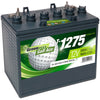 Golf Cart und Utility Vehicle Batterie GreenMax Golf Ace T-1275 12V 150Ah Seite links