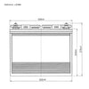 Golf Cart und Utility Vehicle Batterie GreenMax Golf Ace T-1275 12V 150Ah technische Zeichnung Front