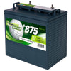 Golf Cart und Utility Vehicle Batterie GreenMax Golf Ace T-875 8V 170Ah Seite rechts