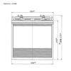 Golf Cart und Utility Vehicle Batterie GreenMax Golf Ace T-875 8V 170Ah technische Zeichnung Front