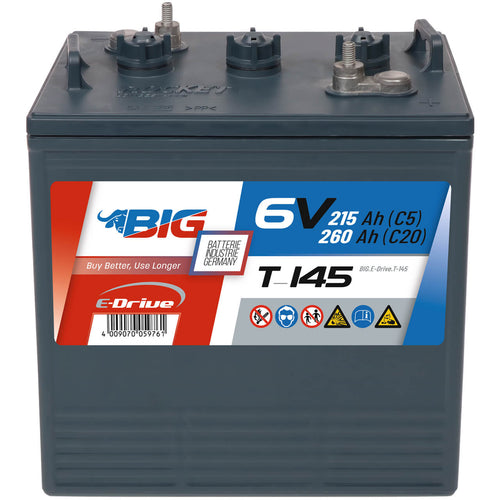 BIG E-Drive T-145 (GC2) 6V 260Ah Traktionsbatterie