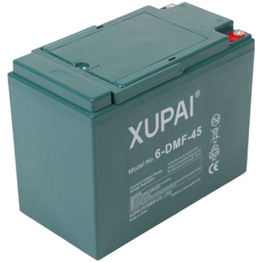 Kabinenroller Elektrofahrzeug Batterie XUPAI 6-DMF-45 AGM 12V 45Ah Seite links
