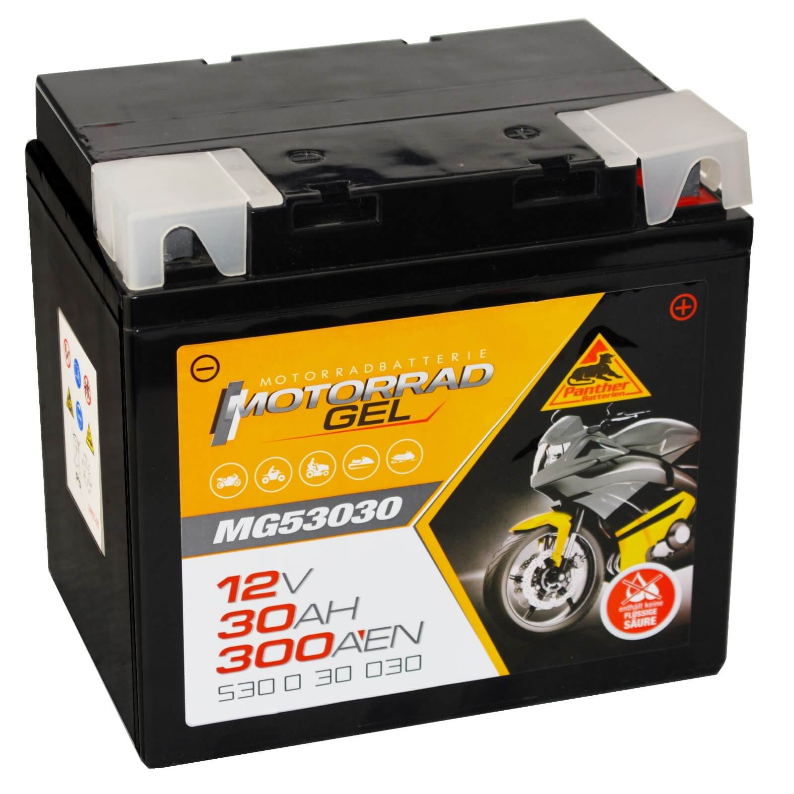 Banner GEL Motorrad Batterie YTZ30L-BS 30Ah 12V, 118,90 €