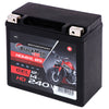 Motorradbatterie BlackMax Motorsport GEL HD14HL-BS 12V 14Ah Seite rechts