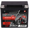 Motorradbatterie BlackMax Motorsport GEL HD20HL-BS 12V 20Ah Seite rechts