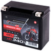 Motorradbatterie BlackMax Motorsport GEL HD20HL-BS 12V 20Ah Seite rechts