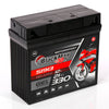 Motorradbatterie BlackMax Motorsport GEL 51913 12V 21Ah Seite links