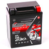 Motorradbatterie BlackMax Motorsport GEL YB14LA-2 51411 12V 14Ah Seite links