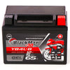 Motorradbatterie BlackMax Motorsport GEL YB4L-B 50411 12V 5Ah Front