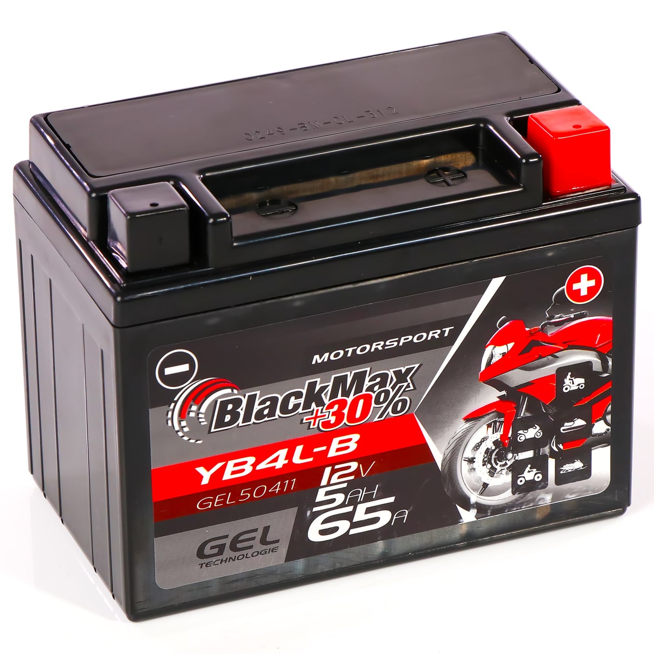 LANGZEIT YB4L-B GEL Roller Batterie 12V 5Ah 110A/EN GEL Batterie