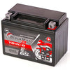 Motorradbatterie BlackMax Motorsport GEL YB4L-B 50411 12V 5Ah Seite rechts