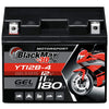 Motorradbatterie BlackMax Motorsport GEL YT12B-4 51015 12V 11Ah Front