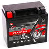 Motorradbatterie BlackMax Motorsport GEL YTX12-BS 51012 12V 12Ah Seite links