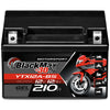 Motorradbatterie BlackMax Motorsport GEL YTX12A-BS 51013 12V 12Ah Front