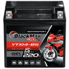 Motorradbatterie BlackMax Motorsport GEL YTX14-BS 51214 12V 14Ah Front