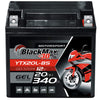 Motorradbatterie BlackMax Motorsport GEL YTX20L-BS 52014 12V 20Ah Front