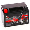 Motorradbatterie BlackMax Motorsport GEL YTX9-BS 50812 12V 9Ah Seite links