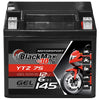 Motorradbatterie BlackMax Motorsport GEL YT7S 50616 12V 6Ah Front