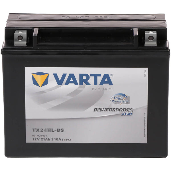 Varta Powersports 521908 AGM 12V 21Ah 340A Motorradbatterie