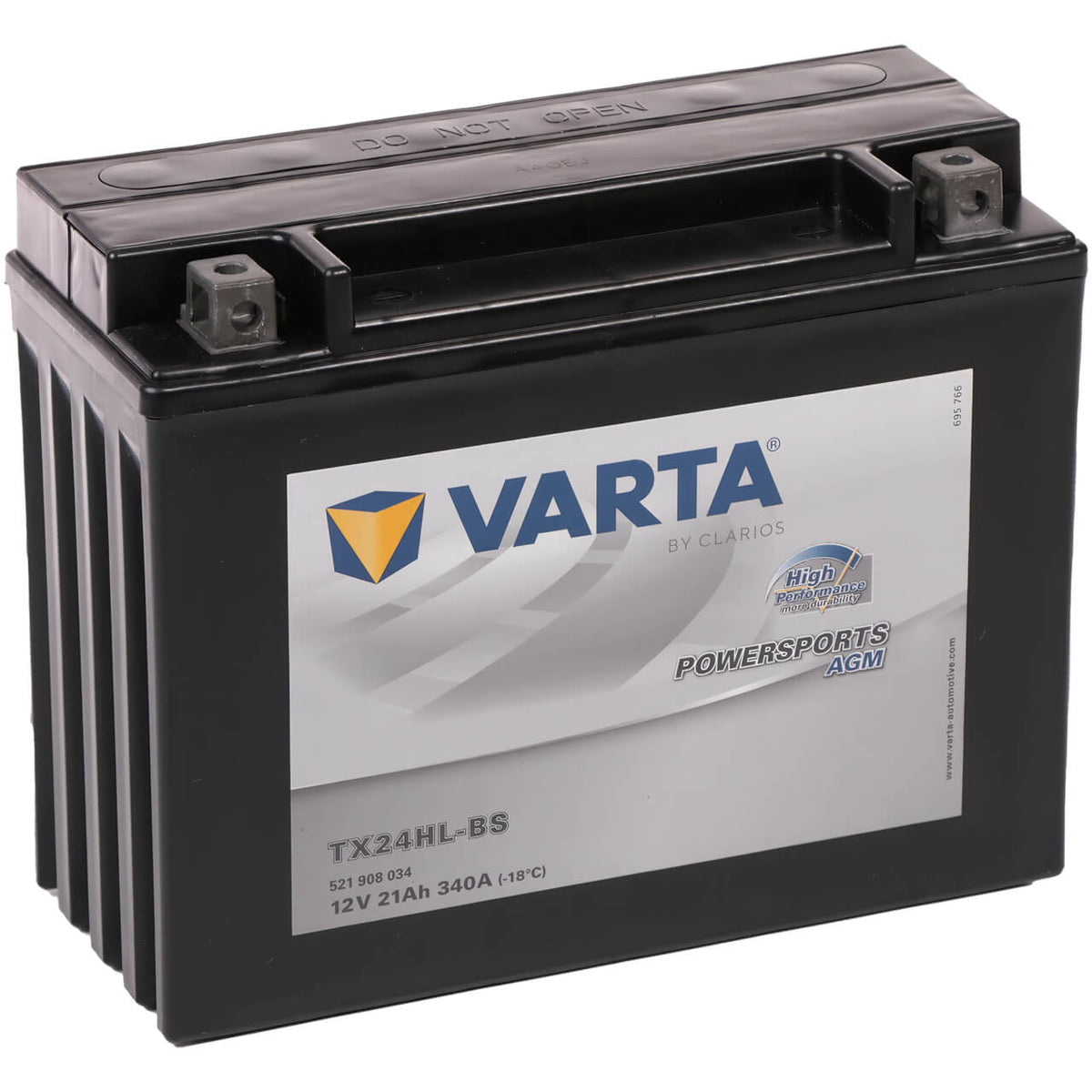 Varta Powersports 521908 AGM 12V 21Ah 340A Motorradbatterie