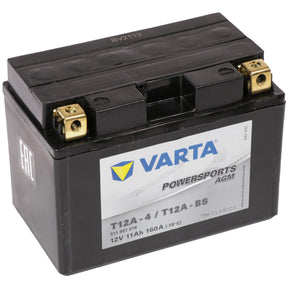 Motorradbatterie Varta Powersports YT12A-BS 511901 12V 11Ah Seite links