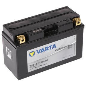 Motorradbatterie Varta Powersports AGM YT7B-BS 507901 12V 7Ah Seite links