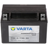Motorradbatterie Varta Powersports AGM YTX9-BS 50812 12V 8Ah Front