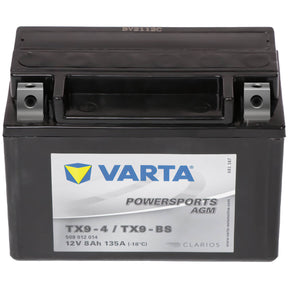 Motorradbatterie Varta Powersports AGM YTX9-BS 50812 12V 8Ah Front
