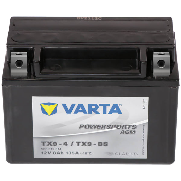 Varta Powersports 50812 AGM 12V 8Ah 135A Motorradbatterie