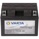 Motorradbatterie Varta Powersports AGM YTZ14S-BS 511902 12V 11Ah Front