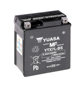 AGM Motorradbatterie YUASA Super MF YTX7L-BS 50614 12V 6Ah Front