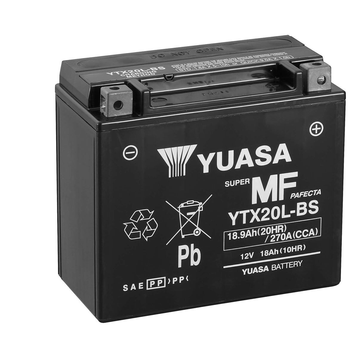 Batterie quad YTX20H-BS Etanche 12V / 18Ah