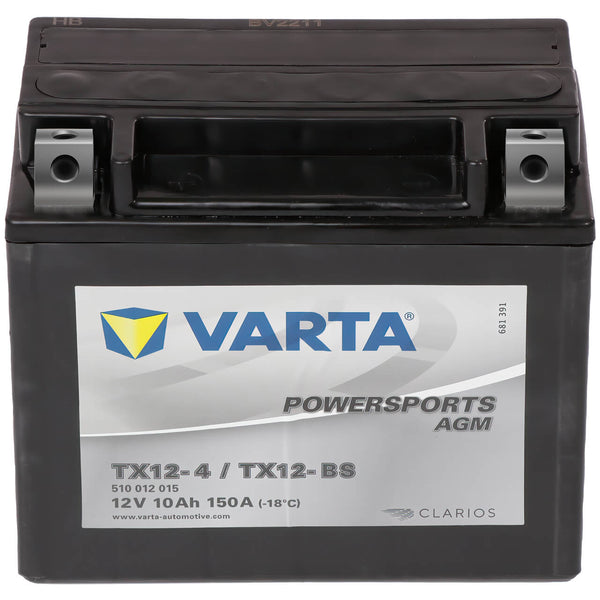 Varta Powersports 51012 AGM 12V 10Ah 150A Motorradbatterie